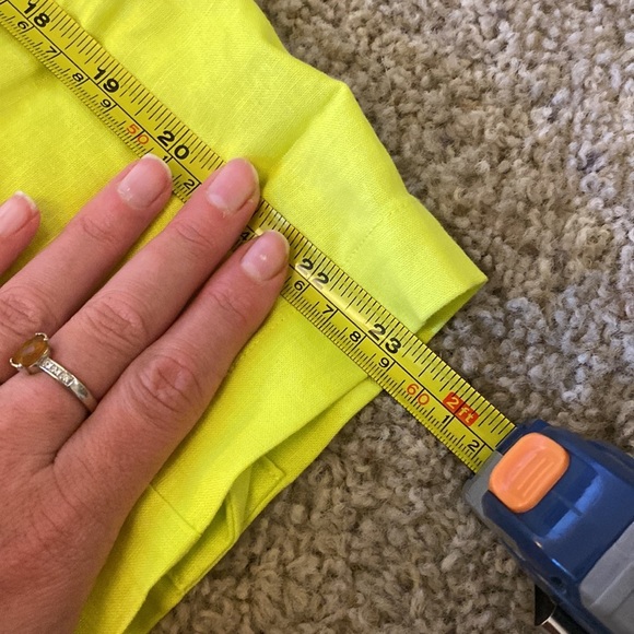 Solid & Striped Women’s The Beach Linen Single-Button Blazer in Neon Size M - Picture 8 of 9